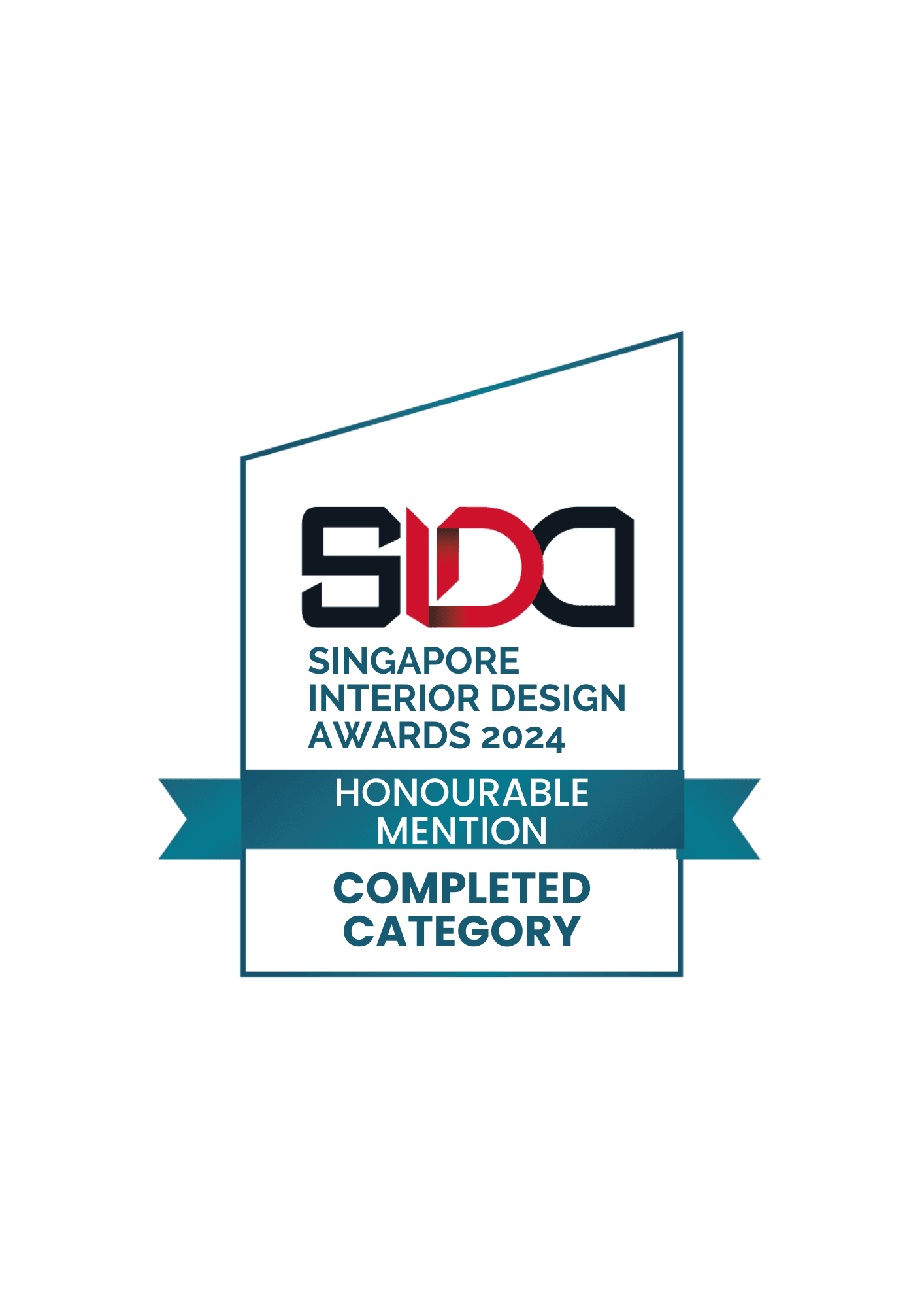 Singapore Interior Design Awards 2024 Badge